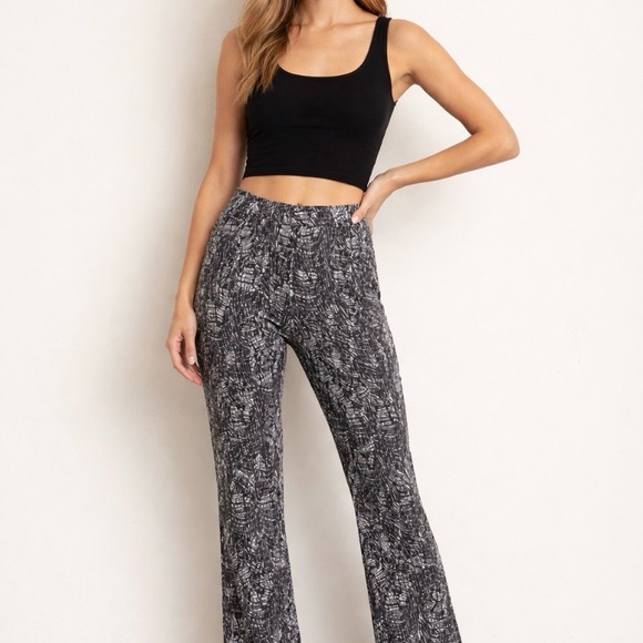 Easywear CHICO'S pull on‎ Black White wide legs New pants 3XL - Picture 10 of 10